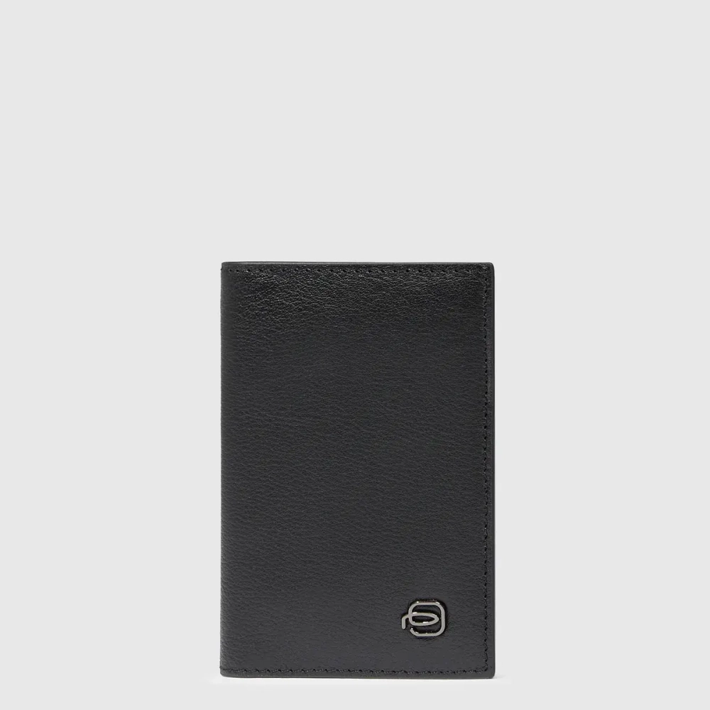 Складной чехол для кредитных карт Piquadro Black Square/Nero