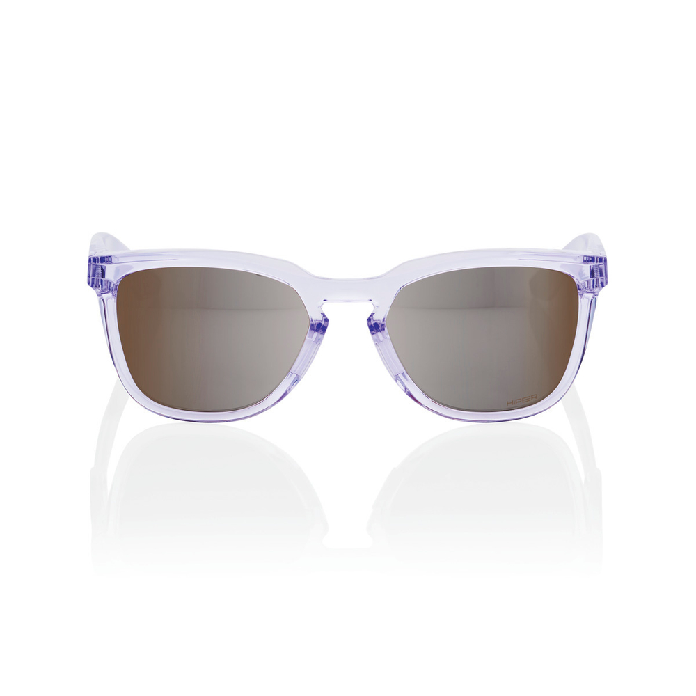 Спортивные очки 100% HUDSON - Polished Translucent Lavender - HiPER Silver Mirror Lens