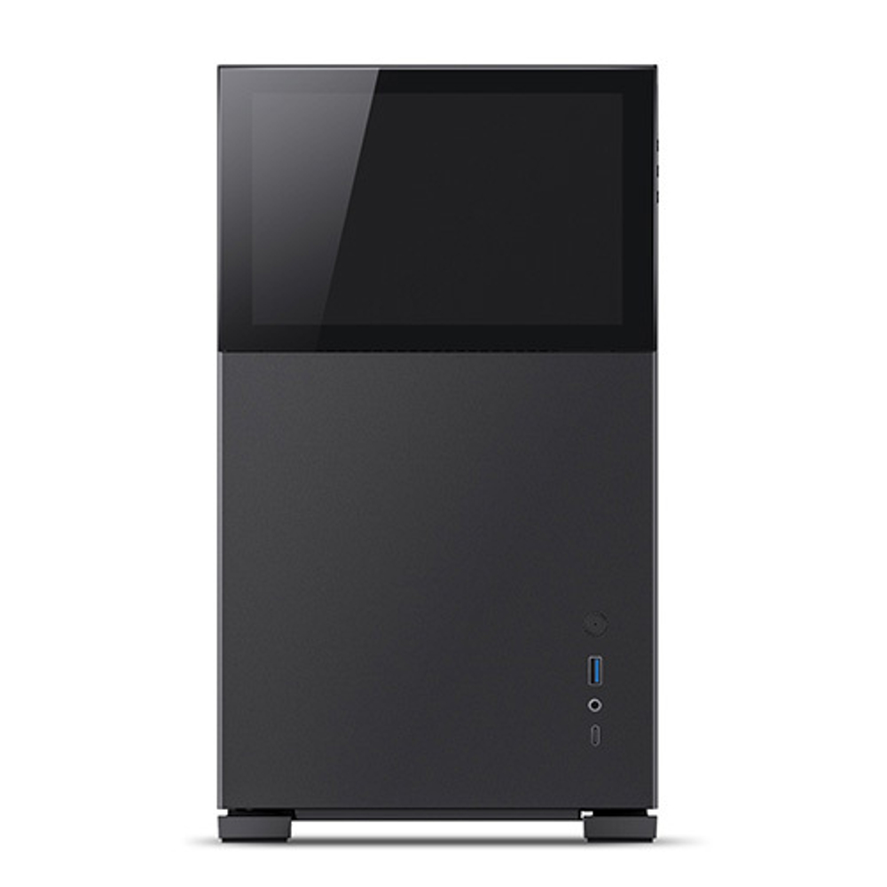 Корпус JONSBO D41 STD SC, 8" Color LCD, mini-ITX, micro-ATX, ATX, черный (без БП)