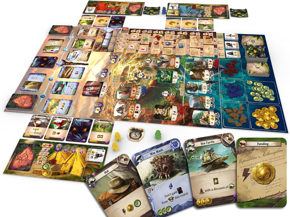 Lost Ruins of Arnak (Руины острова Арнак) на английском языке