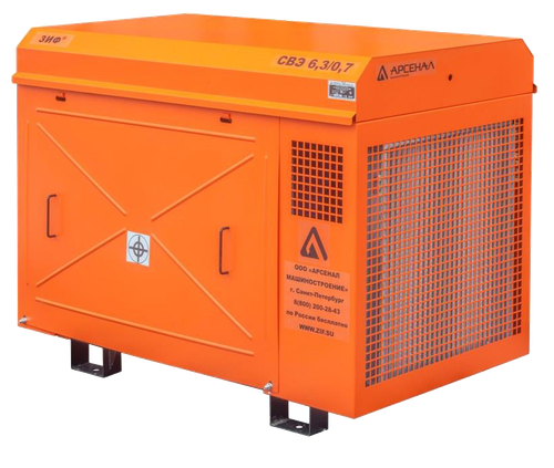 Винтовой компрессор ЗИФ СВЭ-3,5/1,0 в кожухе