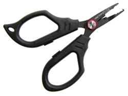 Ножницы для плетёнки с разжимом для заводных колец Lucky John MICRO GAME