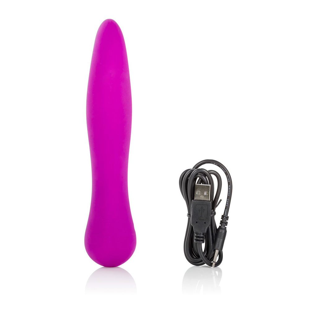 Толстый вибромассажер Vr15 - 21,5 см. (Цвет: фиолетовый)