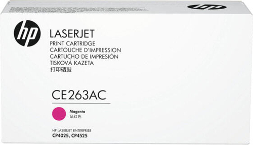 Картридж HP Color LaserJet CE263A, пурпурный, 11000 страниц, пурпурный, 1 шт.