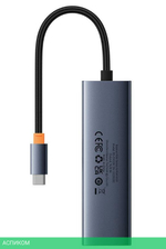 USB-хаб Baseus BS-OH108 Space Grey (B0005280A813-03)