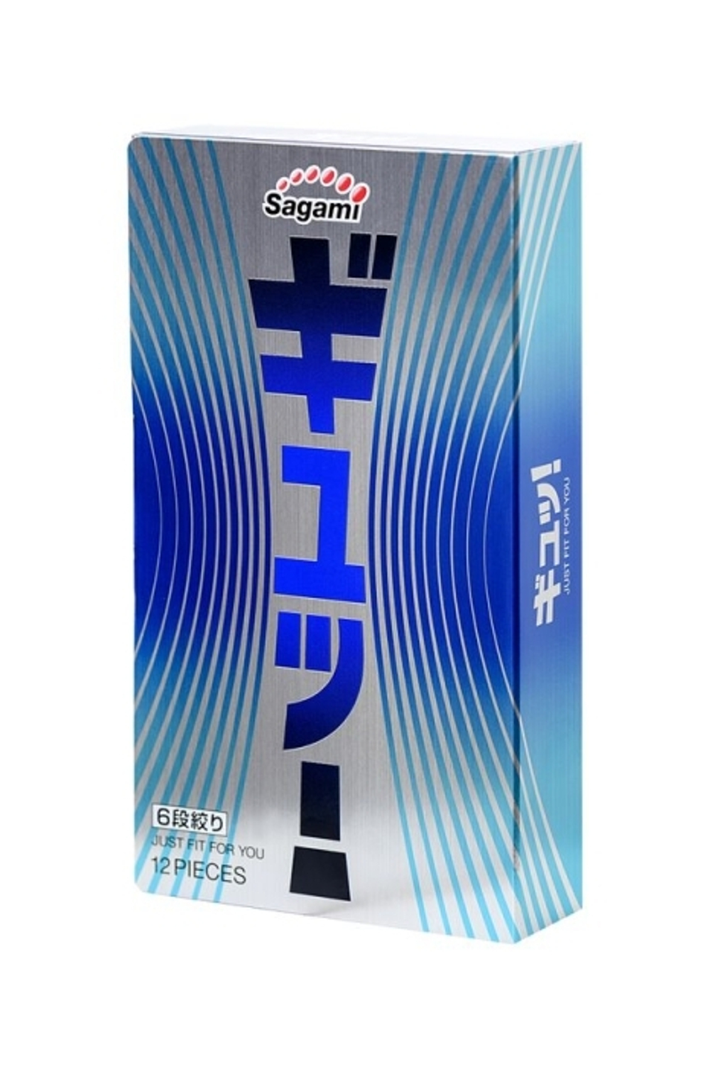 Презервативы Sagami 6 FIT-V стимулирующие без накопителя 12 шт.