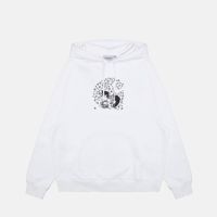  Толстовка мужская Carhartt WIP Hocus Pocus Hooded артикул:I032930_white - купить в магазине Дайс