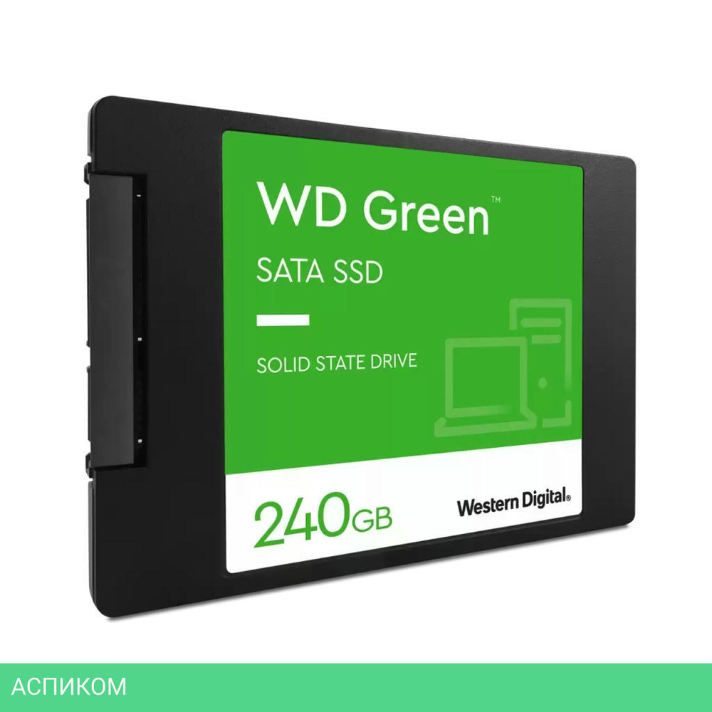 SSD диск WD Green 240GB (WDS240G3G0A)