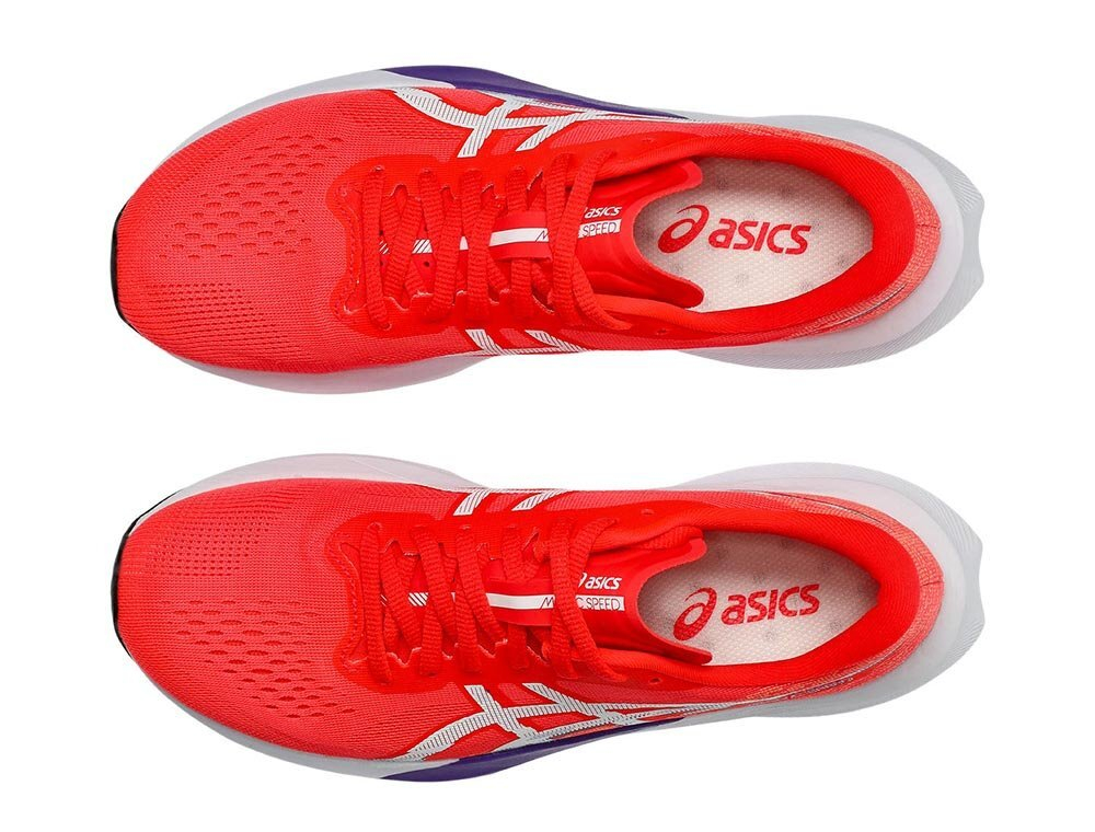 Кроссовки для бега женские Asics Magic Speed 4 W Красно-Белые