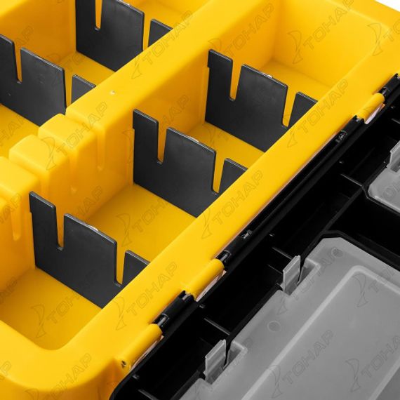 Ящик FishBox Thermo с термоконтейнером (19л/8,5л) черно-желтый (T-FB-T-19-8-BY) Helios (0)