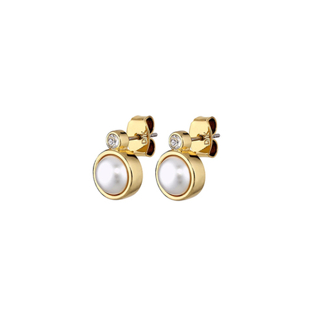 Серьги Dyrberg Kern LONDON SG WHITE PEARL 361065 BW/G