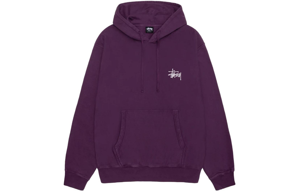 Худи Stussy Basic Stussy Pigment Dyed Hoodie Logo, 1924879