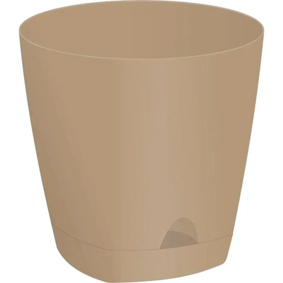 Горшок для цветов AMSTERDAM D 110 с прикорневым поливом 0,65 л Молочный Шоколад