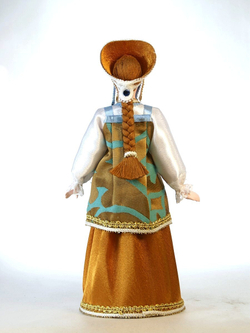 Кукла коллекционная Русская красавица в национальном костюме