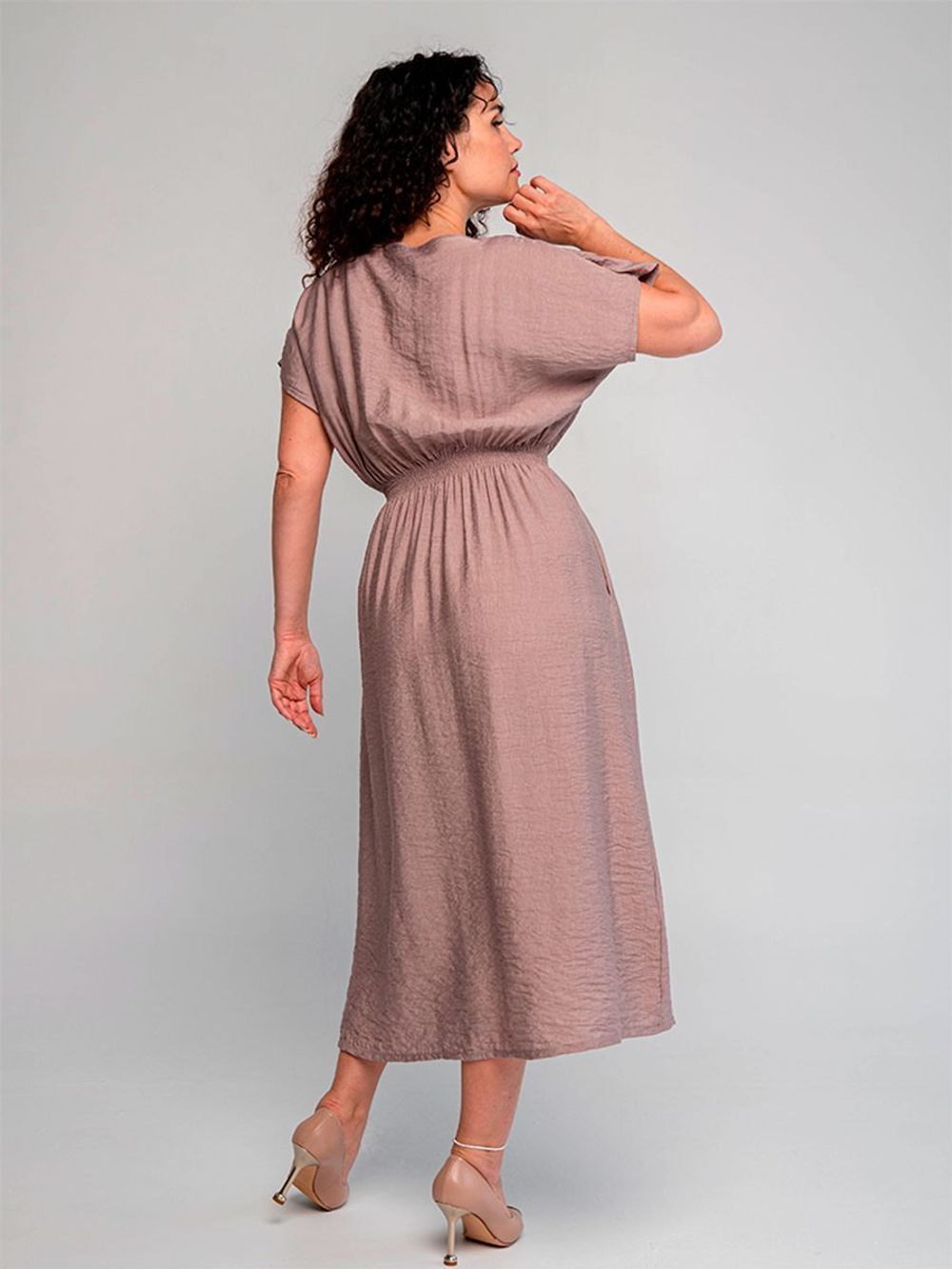 Платье женское летнее длинное из вискозы (повседневное, пляжное, городское)