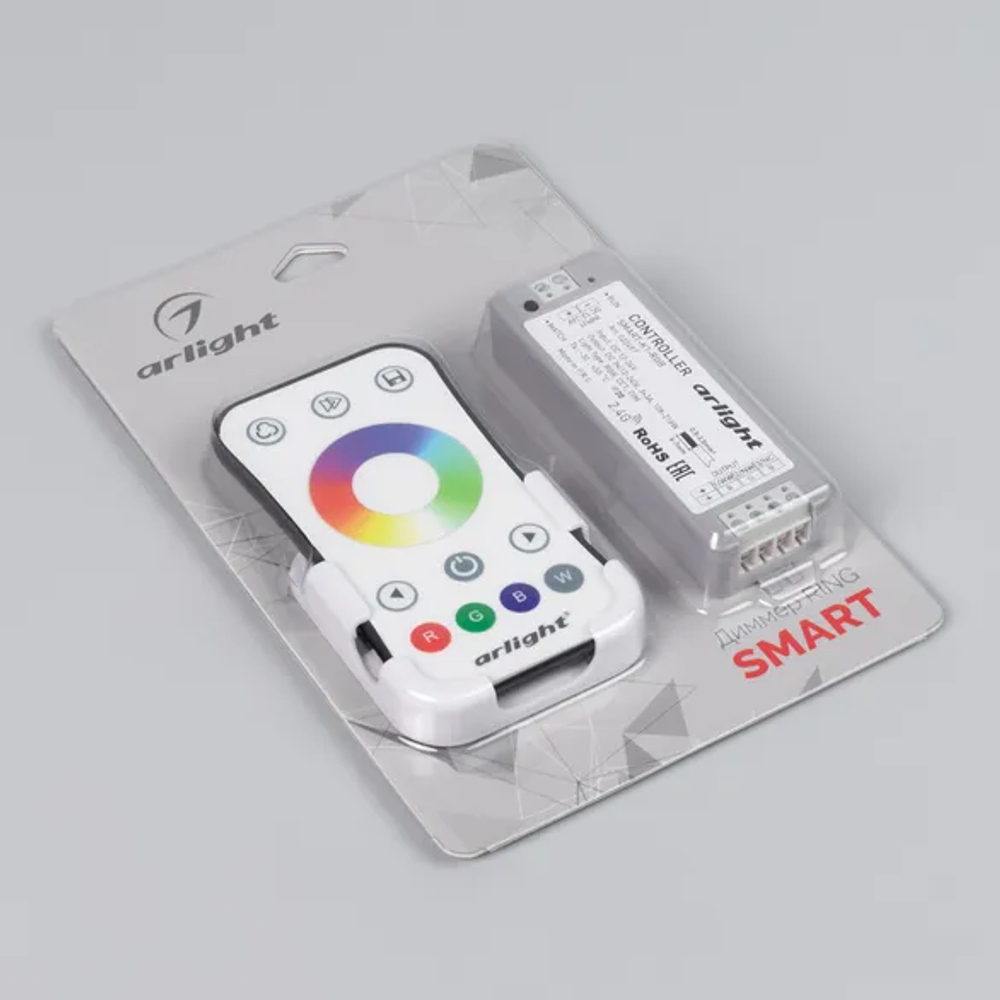 Контроллер SMART-RGB-SET-RING (12-24V, 3x3A, ПДУ 2.4G) (Arlight, IP20 Пластик, 5 лет) 034807
