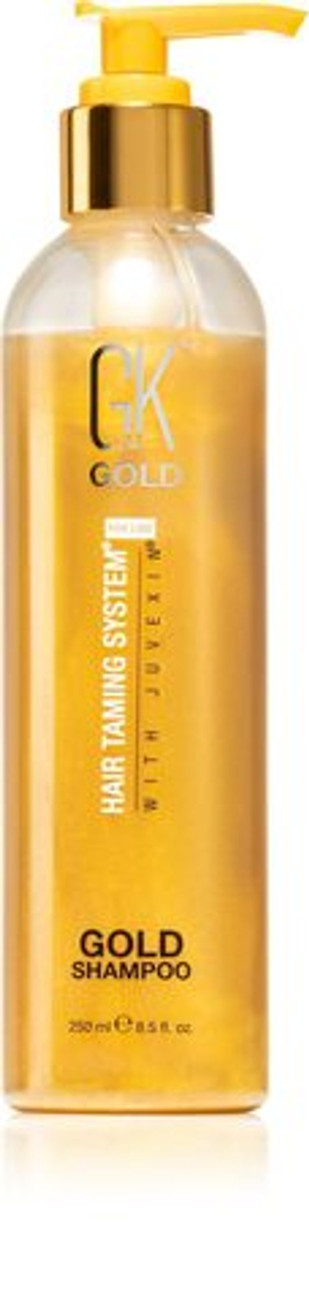 GK Hair Gold Shampoo - увлажняющий и защитный шампунь с алоэ и маслом бамбука /   250  ml  / GTIN 815401016921