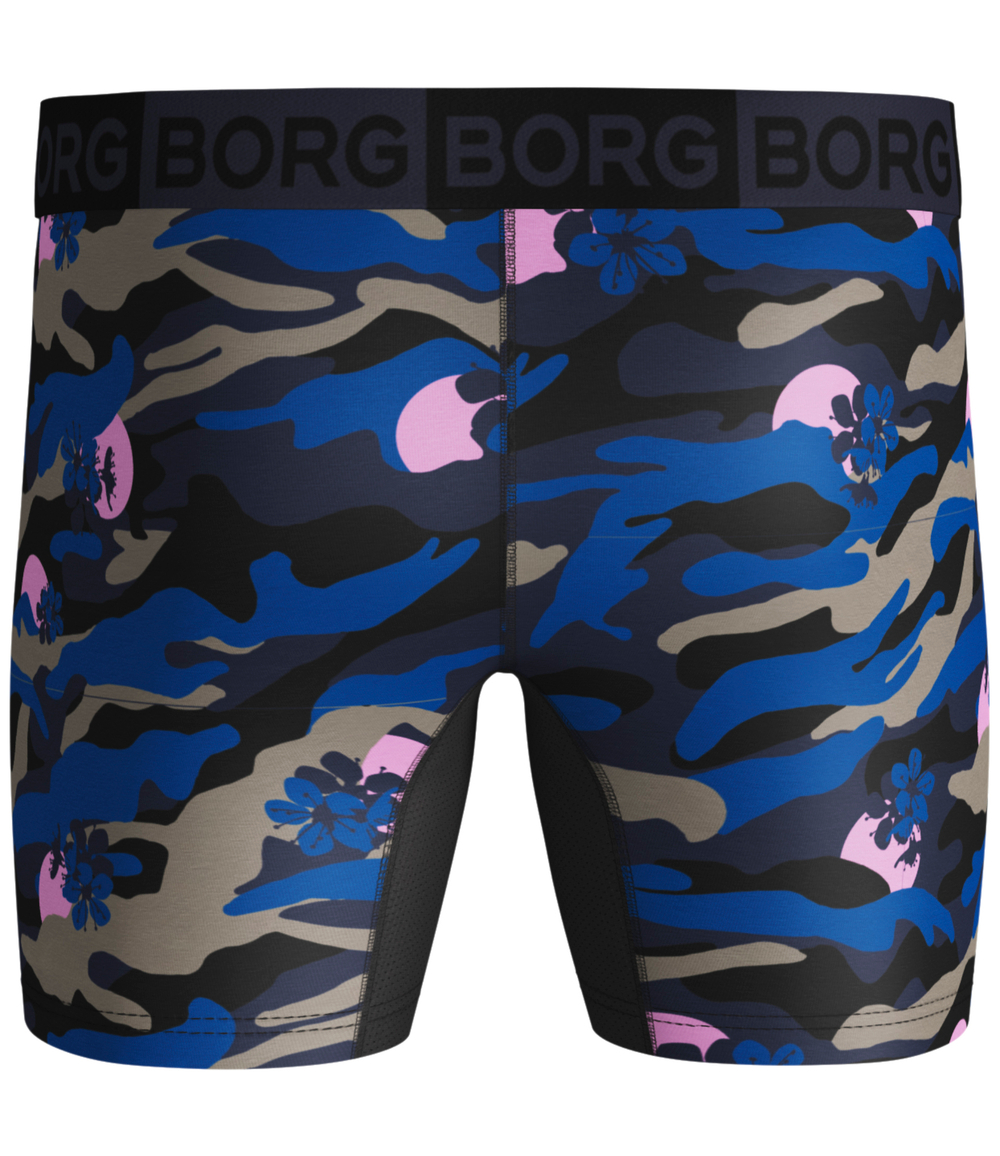 Мужские боксеры спортивные Björn Borg BB JPN Camo Philip Shorts - peacoat