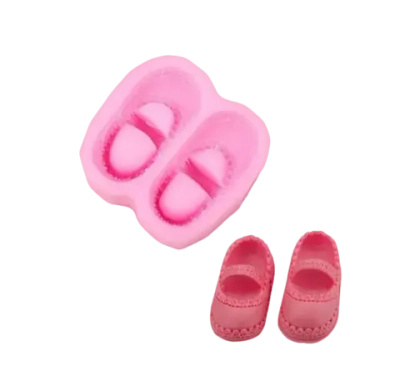 Молд силиконовый «Башмачки», 7×6,5 см, цвет МИКС