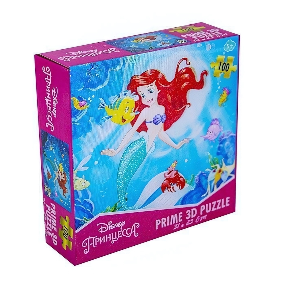 Пазл 100 эл. Super 3D "Принцесса" 13854 (Prime 3D)