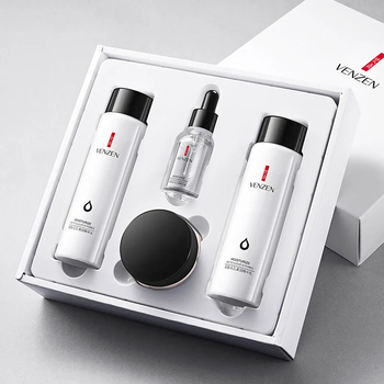 Набор для ухода за лицом Venzen Moisturize meticulous is pores skin care four piece set с ниацинамидом