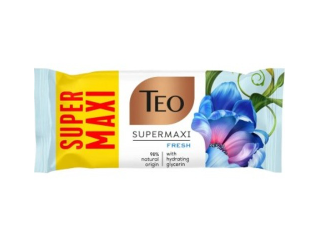 Мыло твёрдое TEO Super Maxi FRESH 140гр.