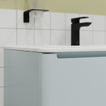 Тумба с умывальником IDDIS Edifice, подвесная, 80 см, голубой, EDI80B0i95K