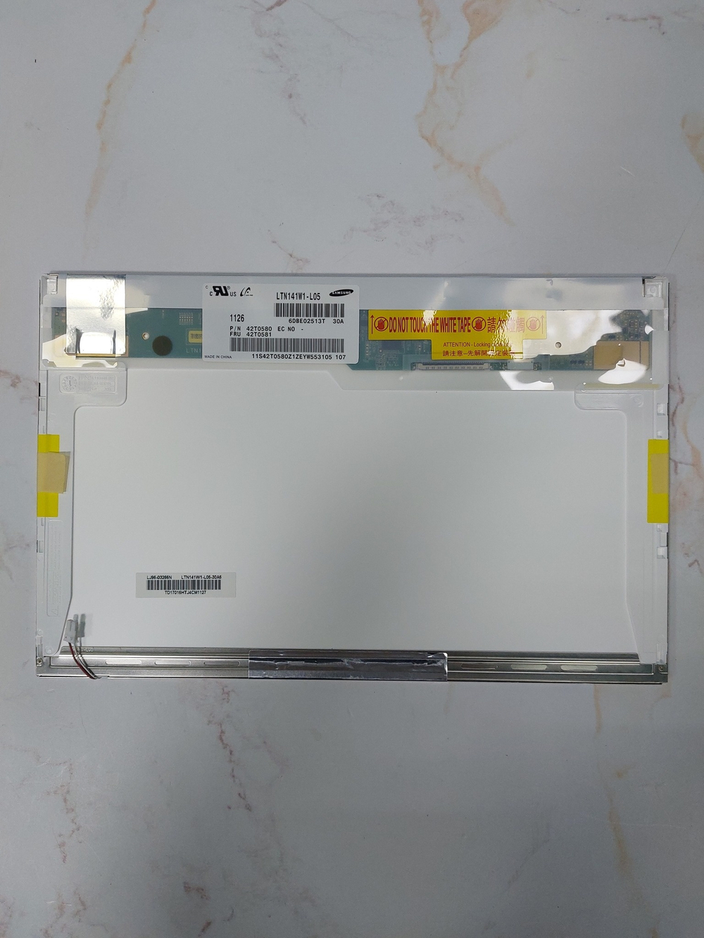 Матрица для ноутбука Lenovo ThinkPad T400 14.1", LTN141W1-L05, WXGA (42T0581), оригинал