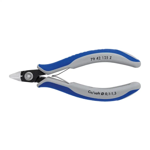 Прецизионные кусачки боковые для электроники чернёные 125 мм Knipex 79 42 125 Z