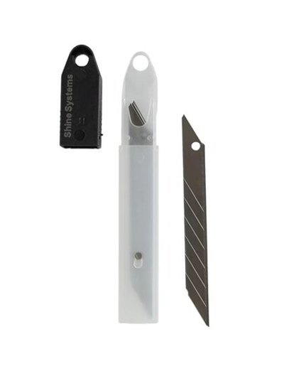 Shine Systems Лезвия из углеродистой стали 30° 9 мм,10 шт.