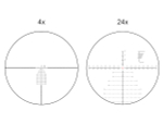 Прицел Vector Optics Continental 34mm 4-24x56 FFP, SF, VEC-MBR (MIL), подсветка красная, 34мм, 0.1 MIL, IP67, 855г