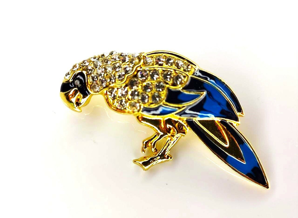 Брошка "Попугай"