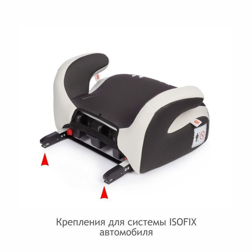 Детское удерживающее устройство SIGER "БУСТЕР FIX", серо-бежевый, енот, шт