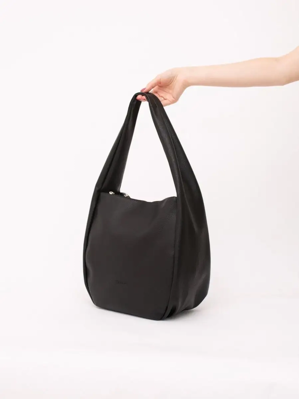 Сумка большая через плечо шоппер мешок