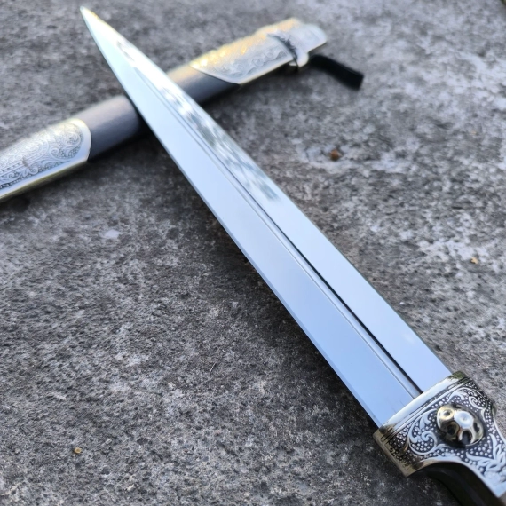 Кинжал Кавказский из стали 65х13 Орех (53см)