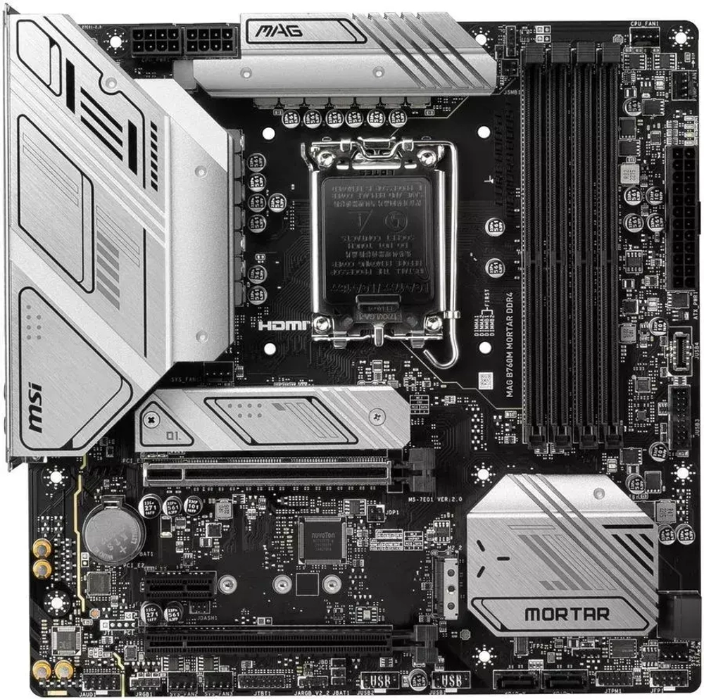 Материнская плата MSI MAG B760M MORTAR MAX WIFI DDR4 RTL