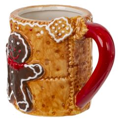 GAEM Кружка "Пряничный человечек", 400 мл, L13,5 W9,5 H10,5 см