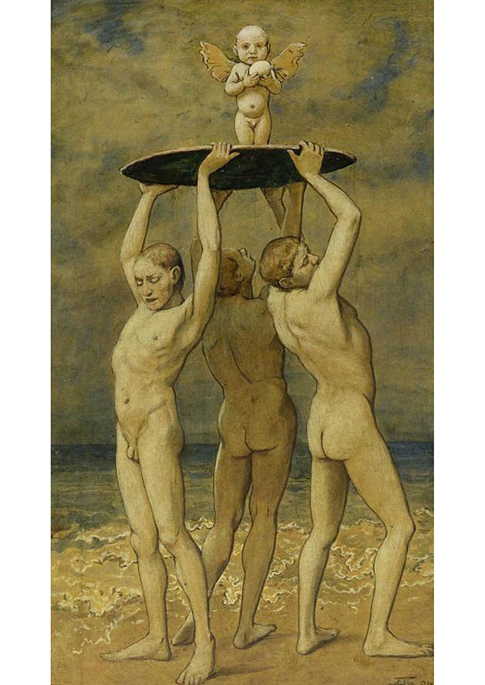 Hans Thoma (1839-1924) - эротическое искусство немецкого художника Ганса Тома. 16+