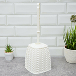 Ерш для туалета с подставкой "Melange", молочный туман