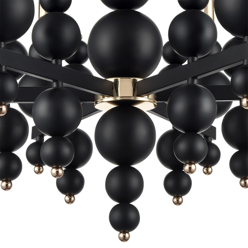 8106/6 MODERNI LN26 130 черный/золото, металл Люстра Е14 6*40W 220V NANA