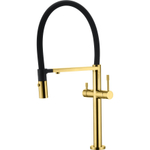 Смеситель для кухни Boheme UNO 115-G GOLD c краном для питьевой воды