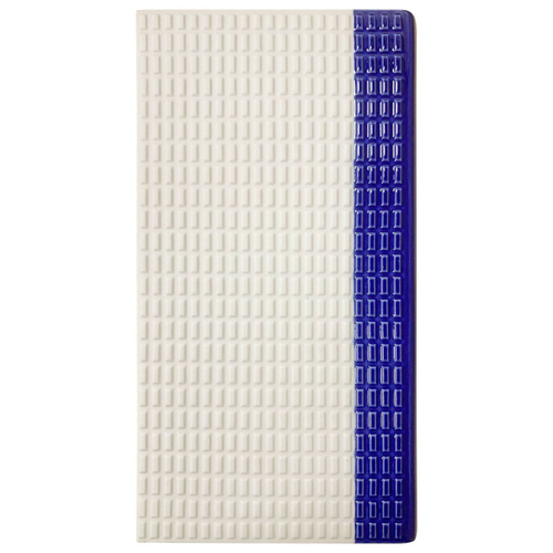 Противоскользящая плитка без покрытия с закруглением по длине SertekPool 244х119 мм (кобальт)