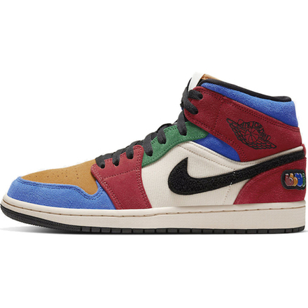 Кроссовки Air Jordan 1 Mid SE Fearless Blue the Great