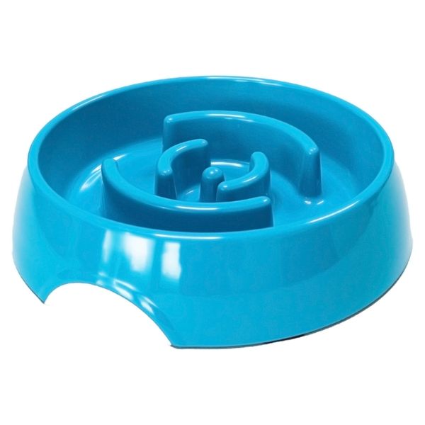 Миска SuperDesign меламиновая для медленного поедания 900 мл, синяя