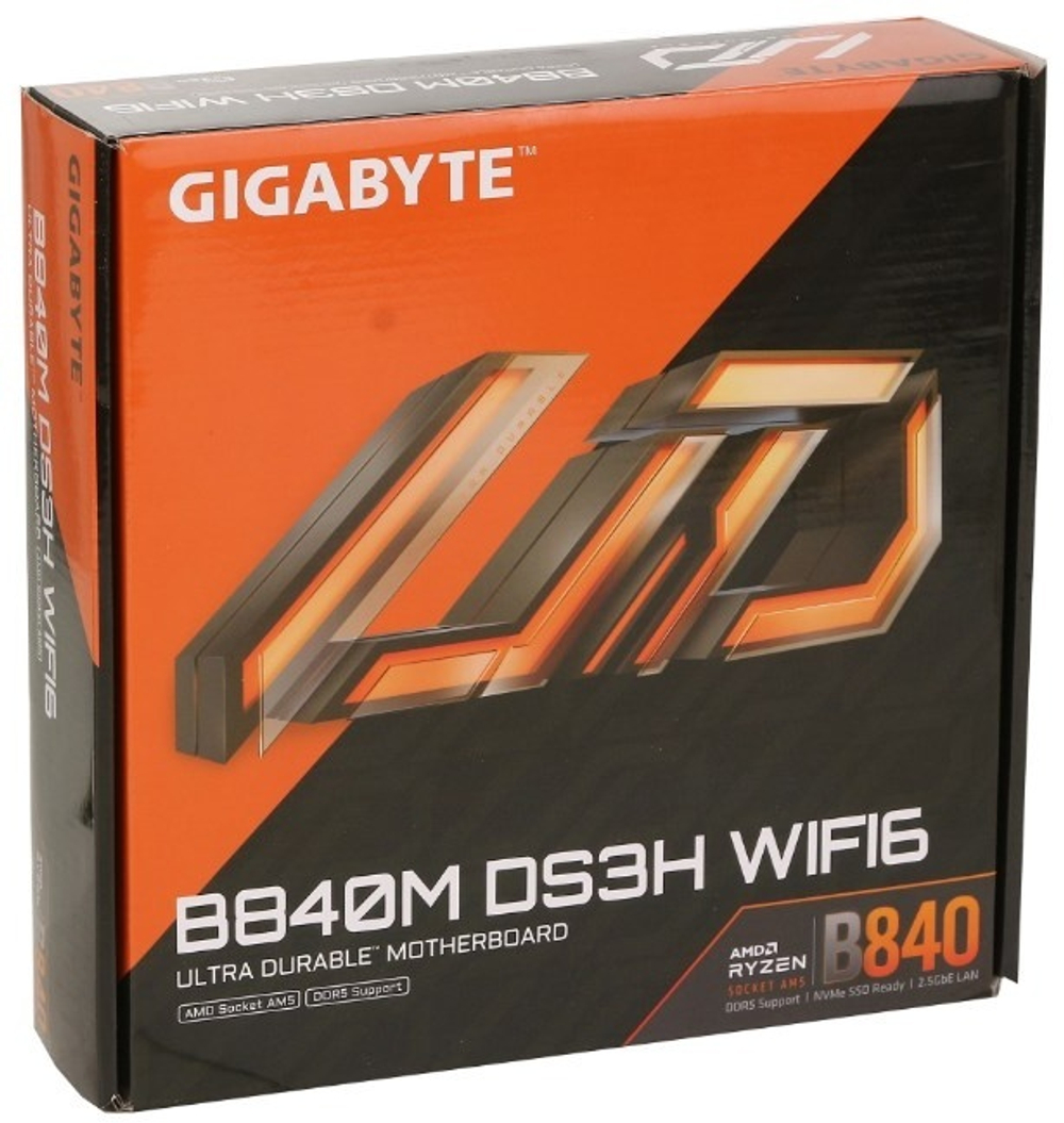 МАТЕРИНСКАЯ ПЛАТА GIGABYTE B840M DS3H WIFI6 (REV 1.1)