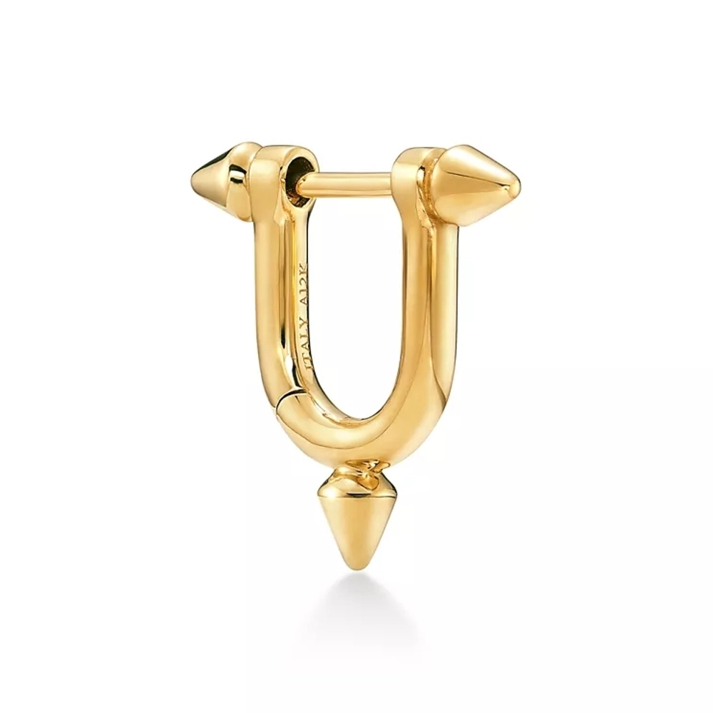 Серьги из жёлтого золота 18k,Tiffany 💠 Titan Pharrell Williams