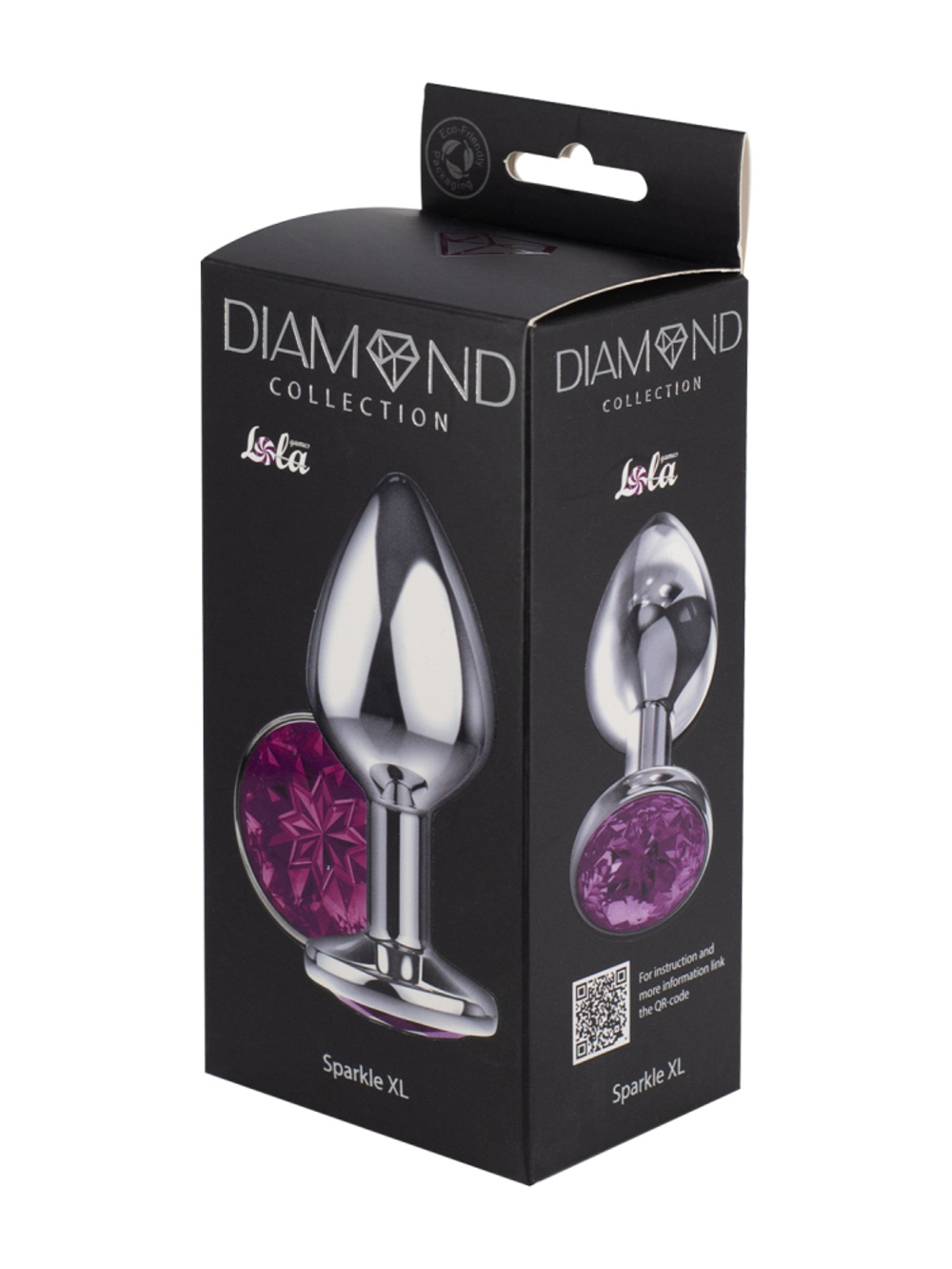 Diamond Purple Sparkle XL - Большая анальная пробка