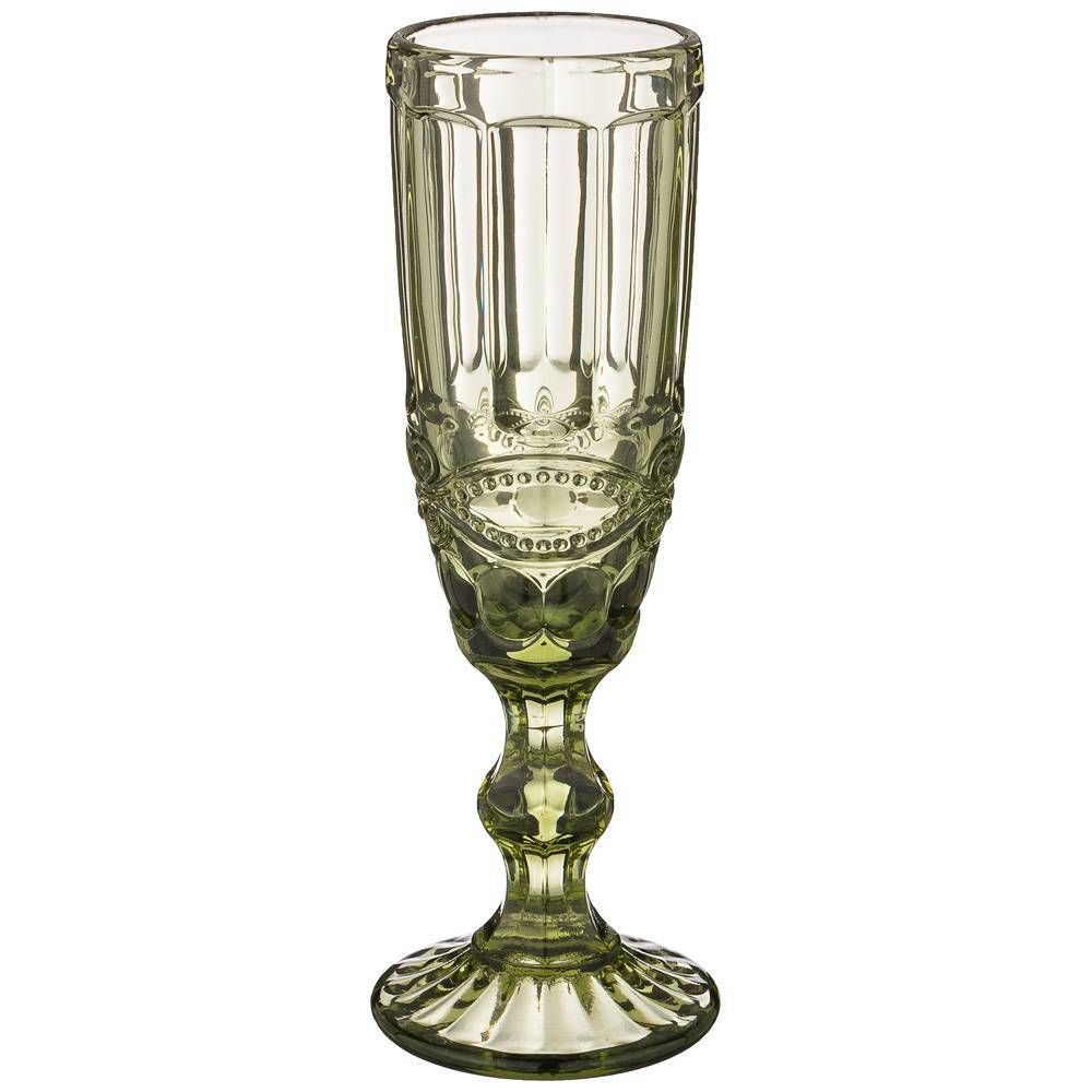 НАБОР БОКАЛОВ ДЛЯ ШАМПАНСКОГО "СЕРПЕНТИНА" ИЗ 6ШТ. СЕРИЯ "MUZA COLOR" 150МЛ. / В=20 СМ (КОР=4НАБ.)