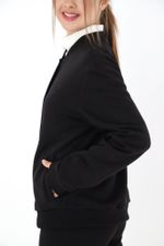 Джемпер для девочки Бомбер-1 Виотекс ЧЁРНЫЙ