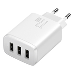 Зарядное устройство Baseus Compact Charger 3U 17W - White